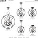 Aria 3 Light 16 inch Black Convertible Chandelier / Semi Flush Ceiling Light