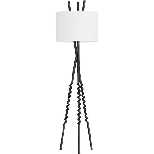 Shepherd's 75.5 inch 150.00 watt Blackened Bronze Floor Lamp Portable Light