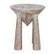 Kongo 24 X 22 inch Washed Distressed Mindi Side Table