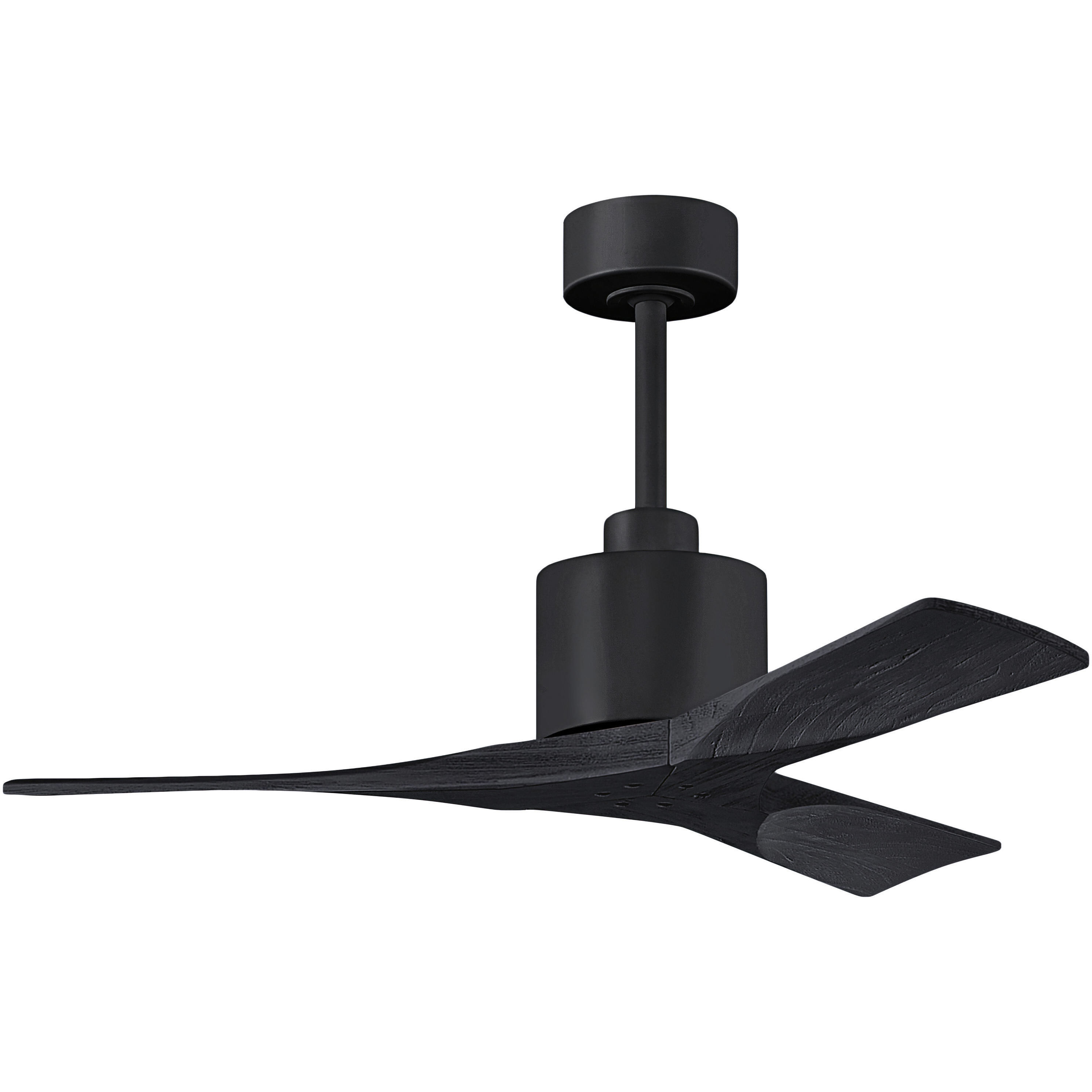 Atlas Nan 42 inch Matte Black Ceiling Fan
