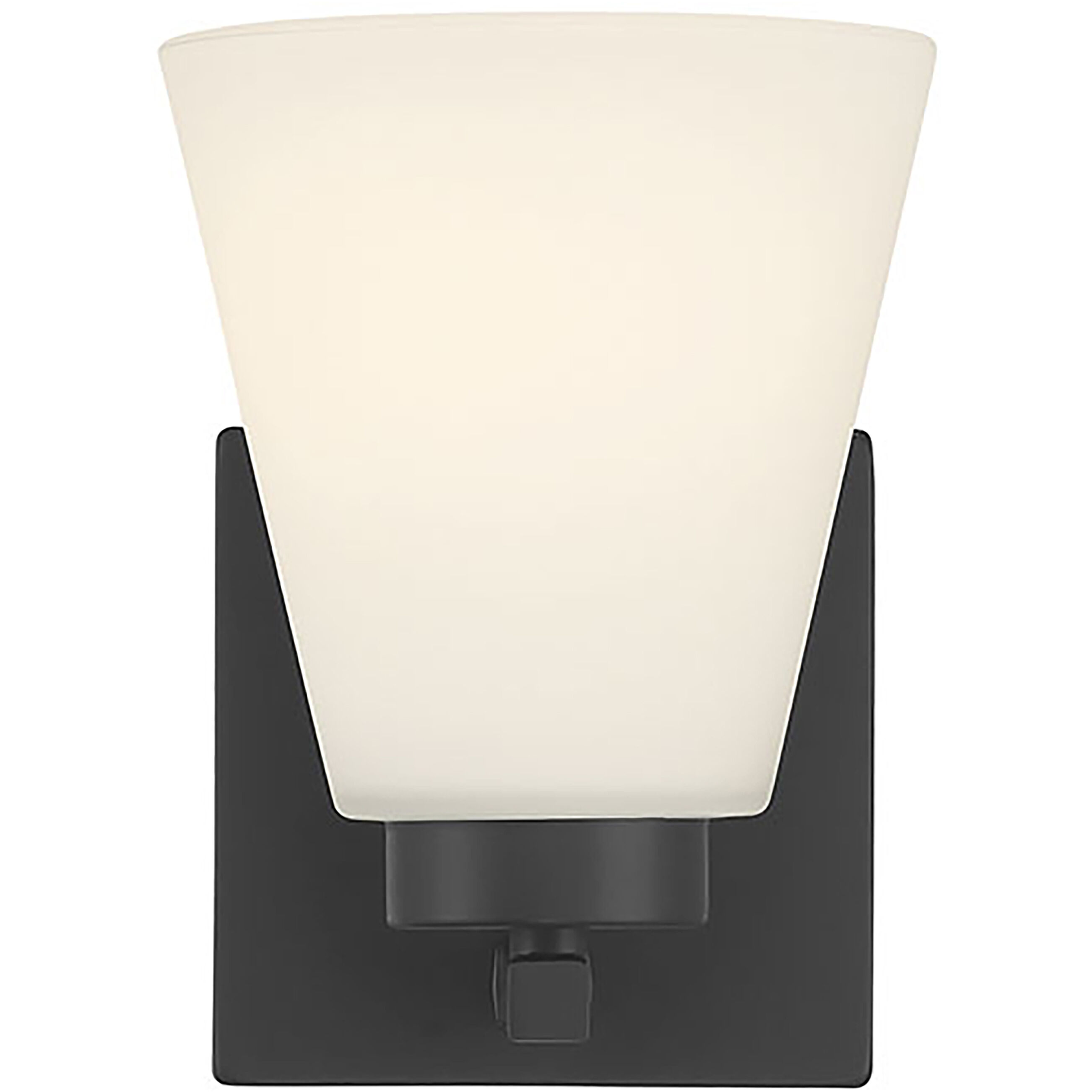 Strayhan 1 Light 5 inch Matte Black Wall Sconce Wall Light