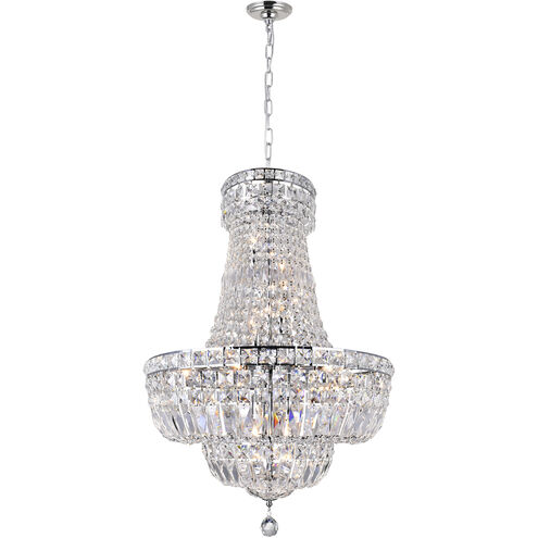 Stefania 13 Light 22 inch Chrome Down Chandelier Ceiling Light