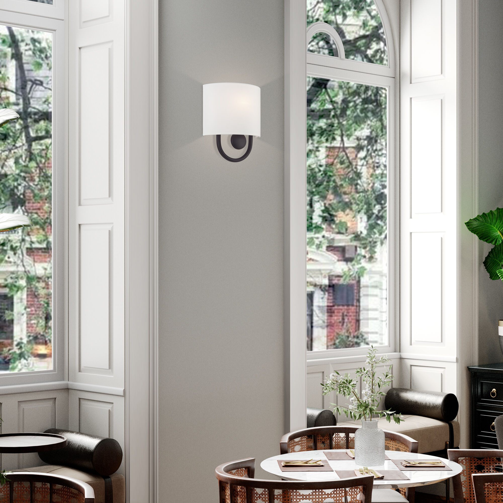 Stratton 1 Light 9 inch Bronze ADA Wall Sconce Wall Light