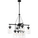 Crosspoint 8 Light 30.25 inch Espresso Outdoor Chandelier