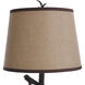 Signature 27 inch 100 watt Dark Brown Table Lamp Portable Light