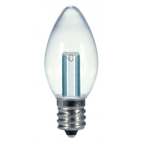 Lumos LED C7 Candelabra E12 0.5 watt 120V 2700K Light Bulb