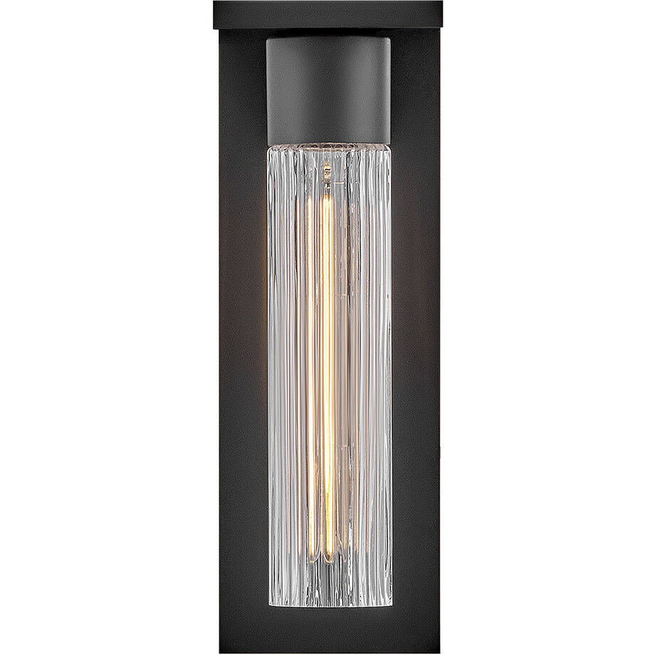 Coastal Elements Voight 1 Light 14.75 inch Black Outdoor Wall Mount Lantern
