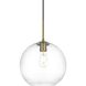 Baxter 1 Light 12 inch Satin Gold Pendant Ceiling Light
