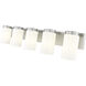 Burk 5 Light 38 inch Brushed Nickel Bath Vanity Light Wall Light