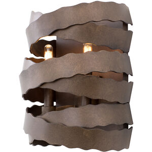 Fulton 2 Light 9 inch Brownstone Wall Sconce Wall Light
