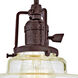 Union Square Buffy 1 Light 7 inch Oil Rubbed Bronze Pendant Ceiling Light