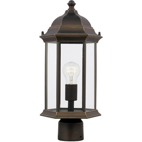 Sevier 1 Light 17.75 inch Antique Bronze Outdoor Post Lantern, Medium