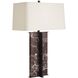 Lyon 30 inch 150 watt Rosso Levanto and Dark Bronze Table Lamp Portable Light