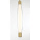 Verto LED 3 inch Legacy Brass Pendant Ceiling Light