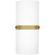 Harrow 6 inch Brushed Gold ADA Wall Sconce Wall Light