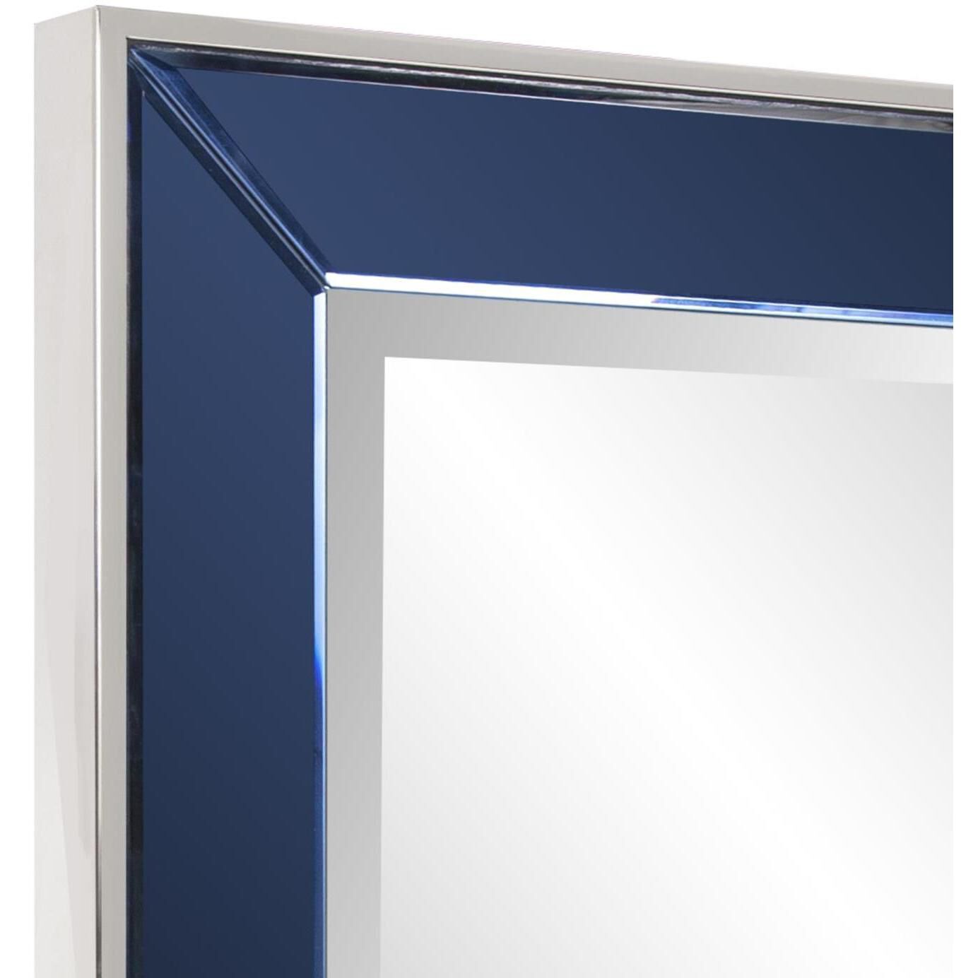 Square Devon 24 X 24 inch Blue Mirror