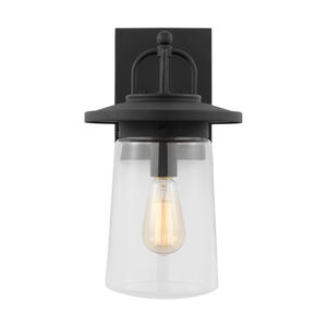 Tybee 1 Light 15.5 inch Black Outdoor Wall Lantern, Medium