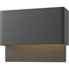 Stratum LED 7.4 inch Coastal Black and Coastal Black Outdoor Sconce