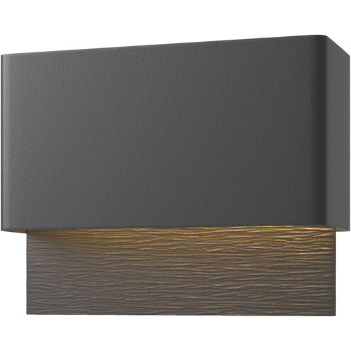 Stratum LED 7.4 inch Coastal Black and Coastal Black Outdoor Sconce