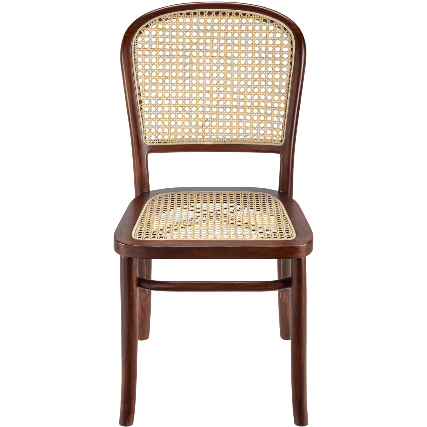 Yumen Top: Wheat; Base: Dark Brown Dining Chair