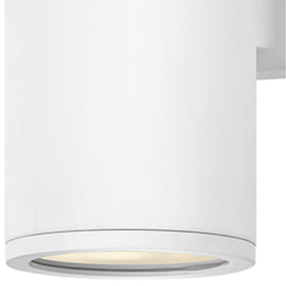 Coastal Elements Silo LED 12 inch Satin White Outdoor Wall Mount Lantern, Up/Down Light