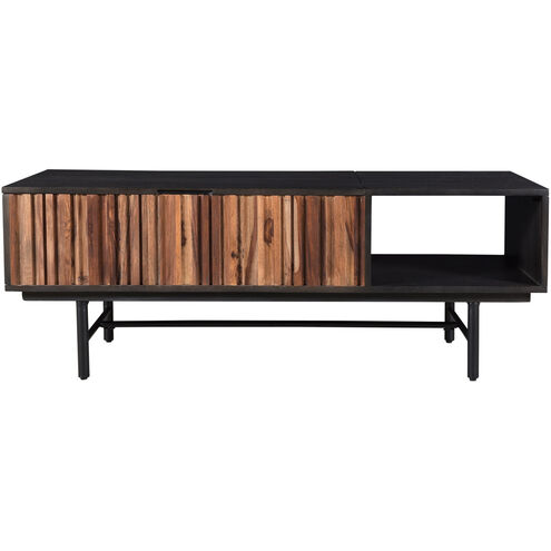 Jackson 47 X 18 inch Black Storage Coffee Table