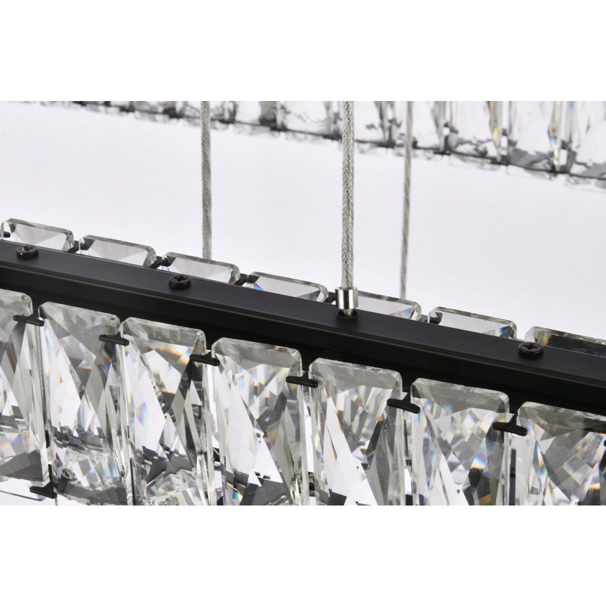 Monroe 3 Light 42 inch Black Pendant Ceiling Light