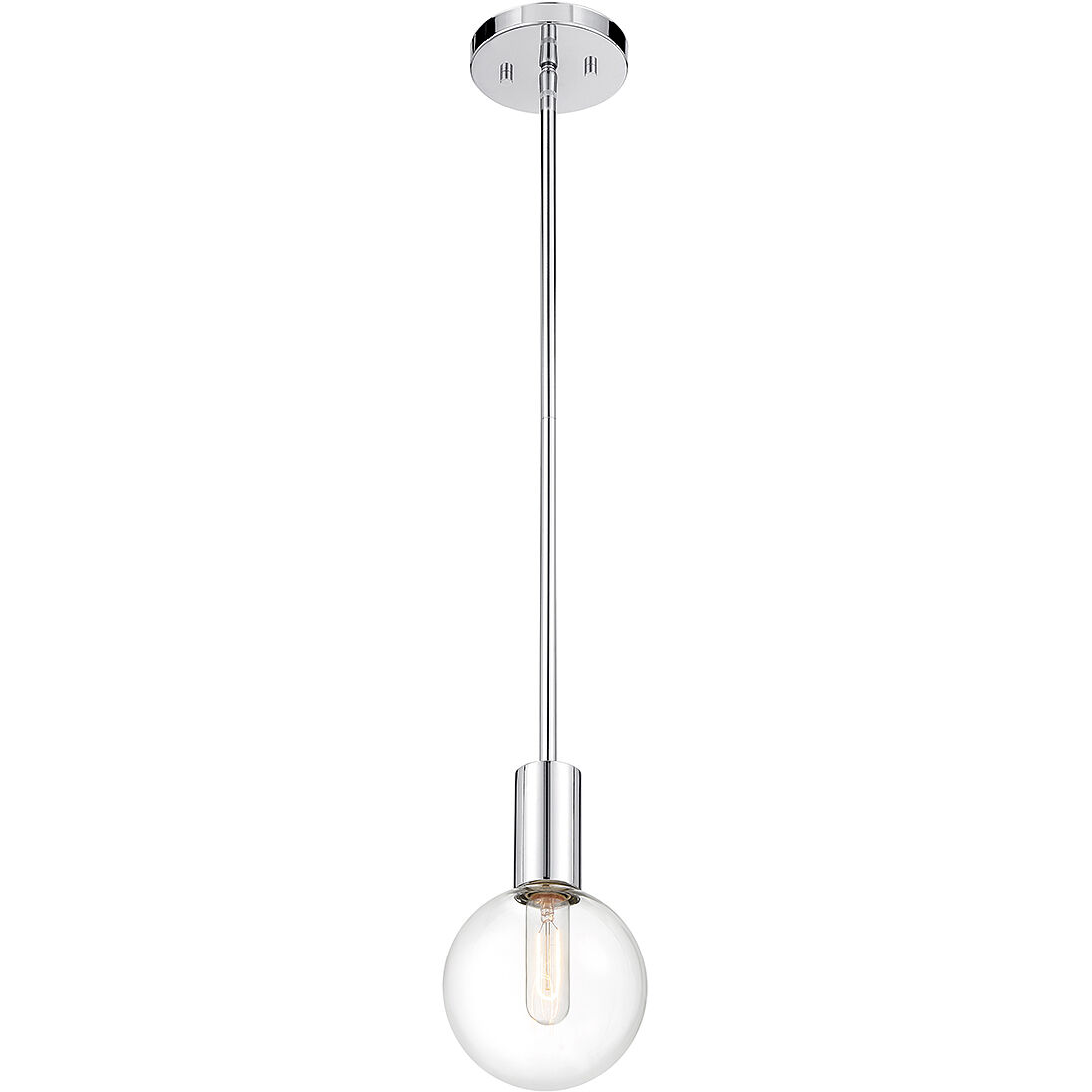 Wright 1 Light 5.75 inch Polished Chrome Mini-Pendant Ceiling Light