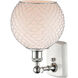 Ballston Farmhouse Chicken Wire LED 8 inch White and Polished Chrome Sconce Wall Light, Ballston