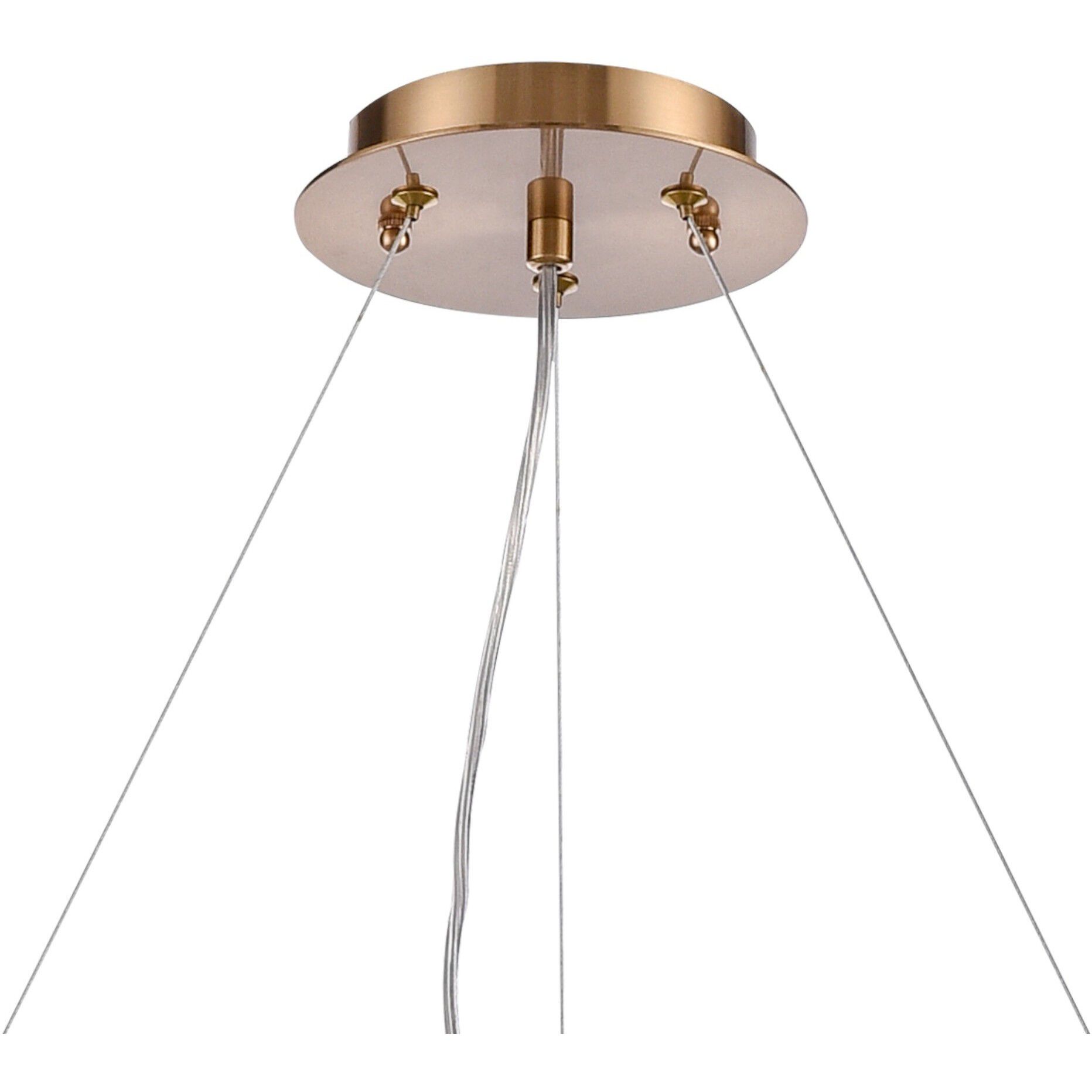 Boundaries 12 Light 32 inch Lacquered Gold Pendant Ceiling Light
