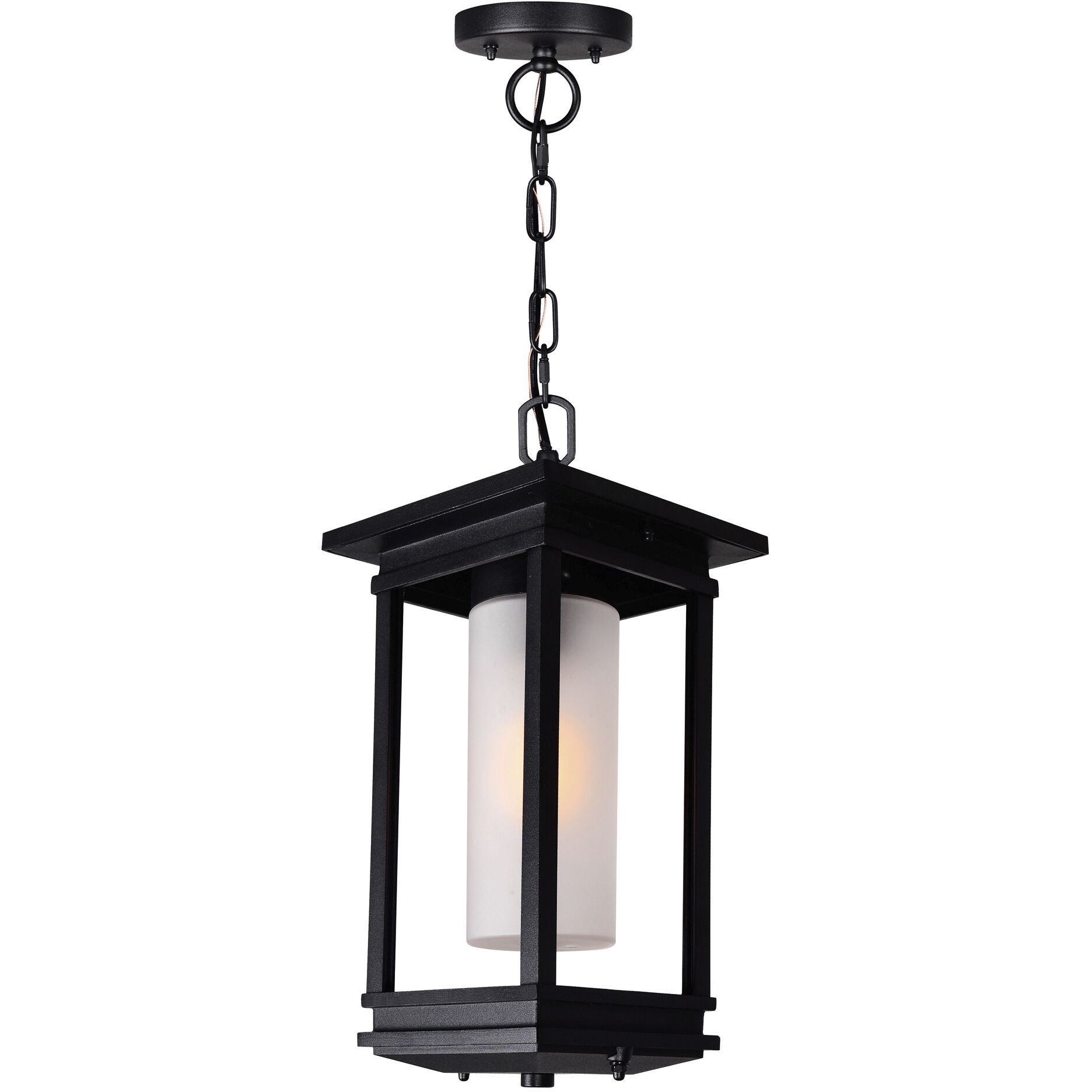 Granville 1 Light 6.9 inch Black Outdoor Hanging Light