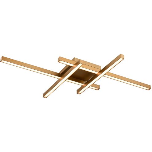 Maud LED 20 inch Brass Flush Mount Ceiling Light