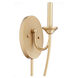 Brooks Wall Sconce Wall Light in Aged Brass