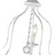 Chesterfield 5 Light 22 inch Antique White Chandelier Ceiling Light