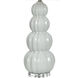 Ophelia 33 inch 150 watt Glossy White Table Lamp Portable Light