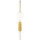 kate spade new york Noemie 1 Light 9 inch Burnished Brass Grande Sconce Wall Light