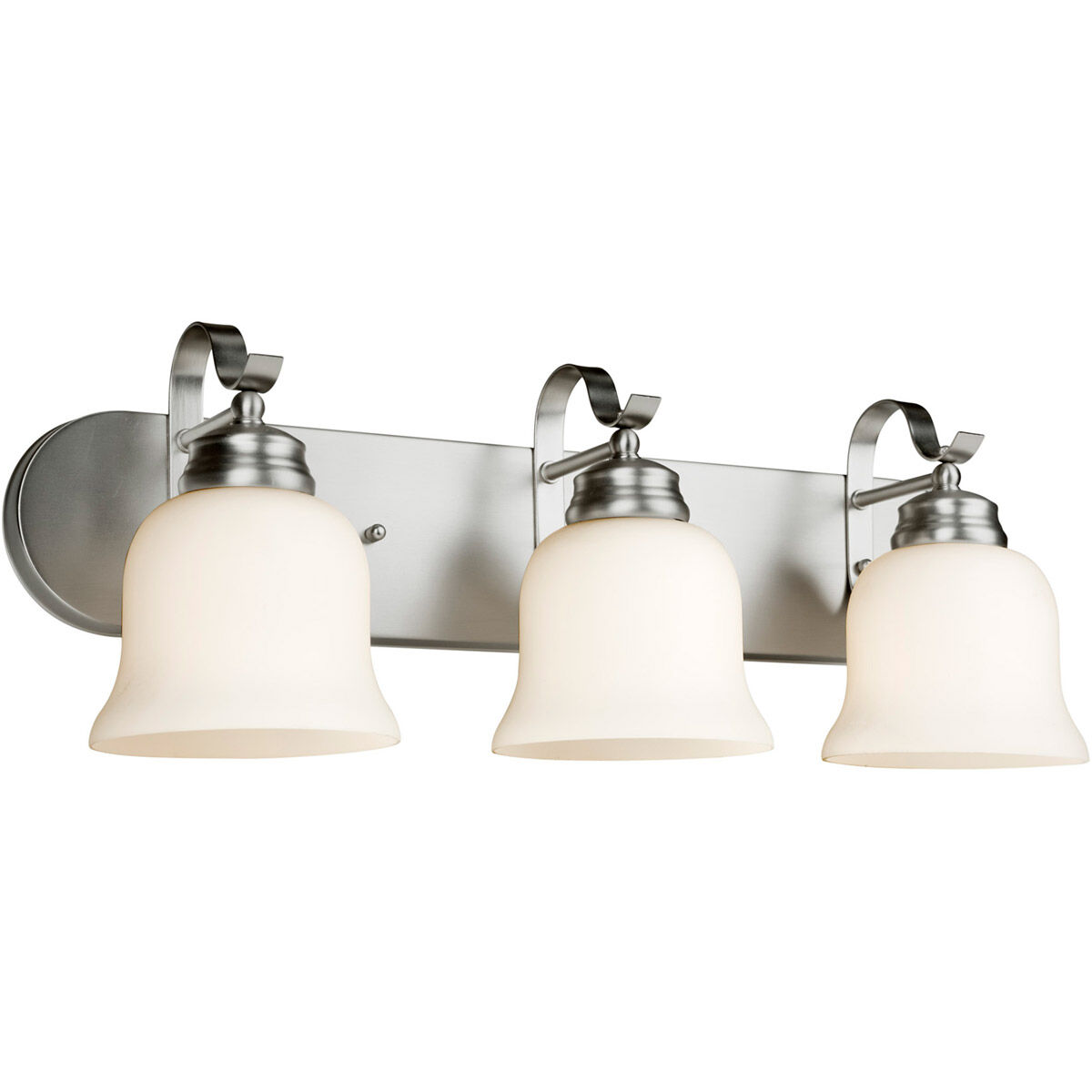 Aubrey 3 Light 24 inch Brushed Nickel Bath Bar Wall Light