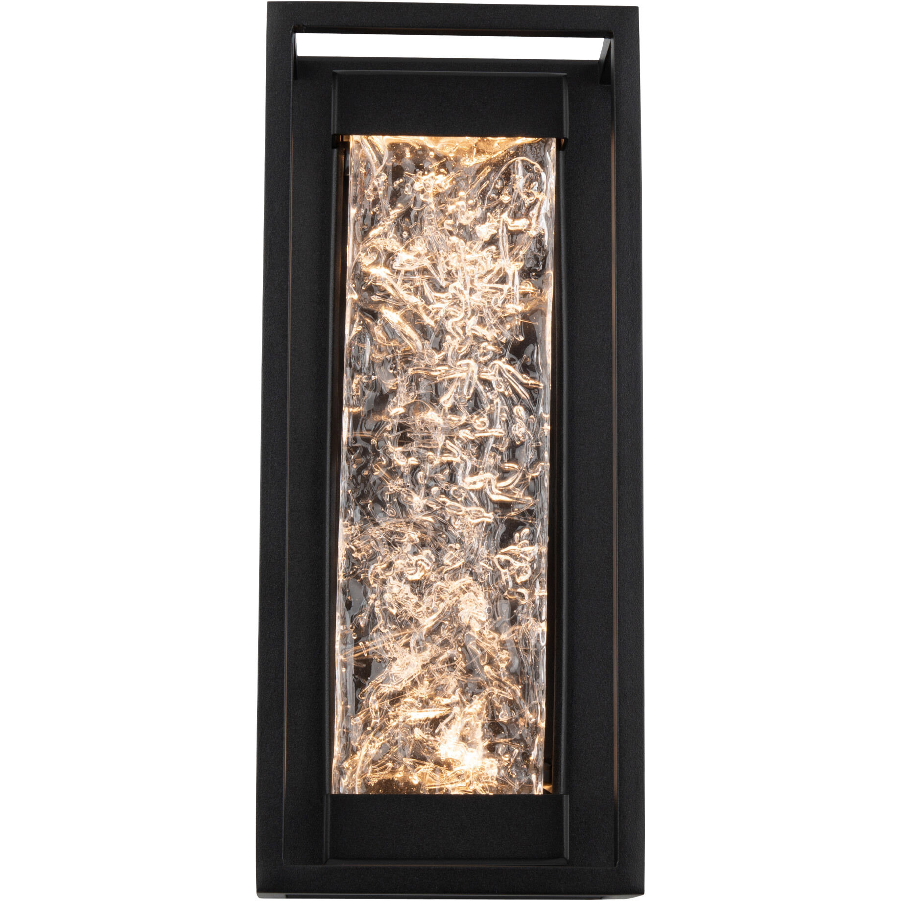 Elyse LED 16.5 inch Black Outdoor Wall Light in 17in.