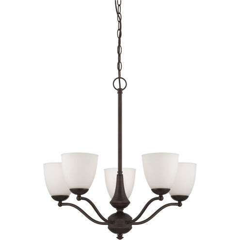 Patton 5 Light 25 inch Prairie Bronze Chandelier Ceiling Light