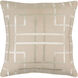 Tate 22 X 22 inch Beige Throw Pillow