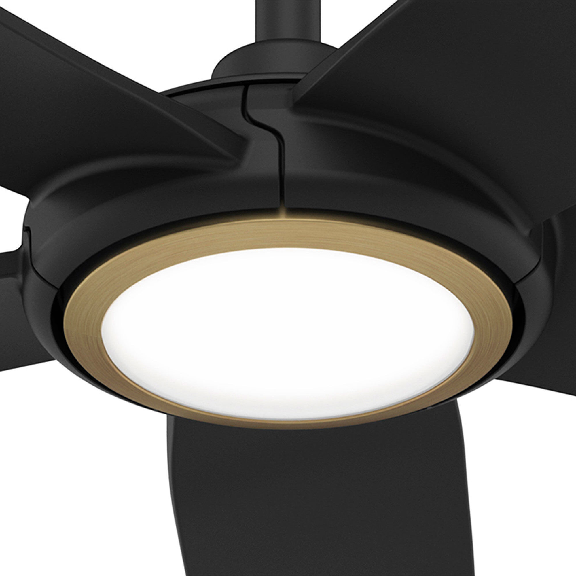Zentech 44 inch Matte Black Outdoor Ceiling Fan