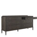 Glenwood Cerused Brown and Brushed Antique Brass Dresser