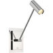Sean Lavin Ponte 12.6 inch 8.40 watt Polished Nickel Task Wall Sconce Wall Light