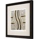 Abstract Collection Brown Framed Art