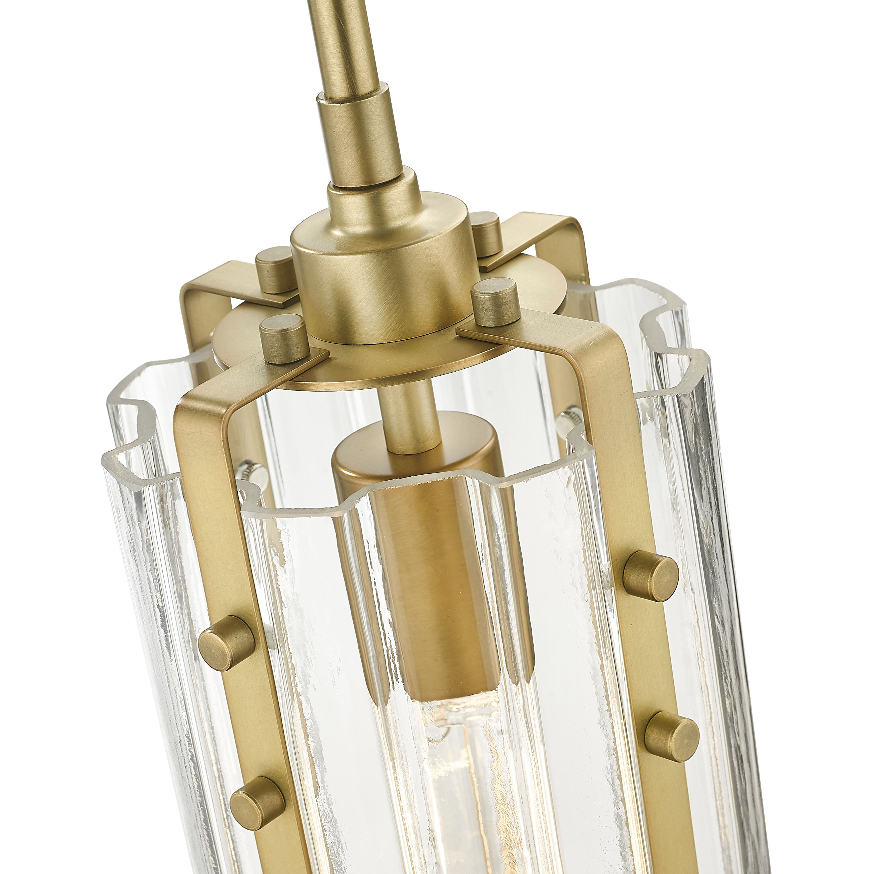 Alverton 1 Light 5.5 inch Rubbed Brass Pendant Ceiling Light in Rubbed Bronze