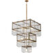 Kiori 9 Light 22.75 inch Legacy Brass Pendant Ceiling Light