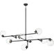 Millikan 9 Light 39 inch Coal Black Pendant Ceiling Light