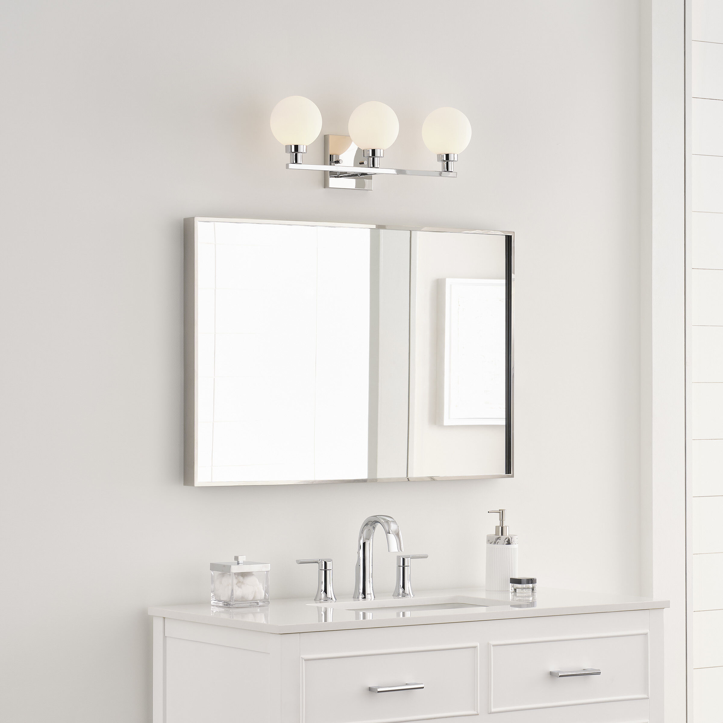 Sean Lavin Clybourn 3 Light 21.63 inch Chrome Bath Vanity Wall Light