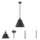 Ballston Dome 1 Light 12 inch Oil Rubbed Bronze Pendant Ceiling Light
