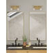 Glint 2 Light 15.5 inch Legacy Brass Vanity Light Wall Light